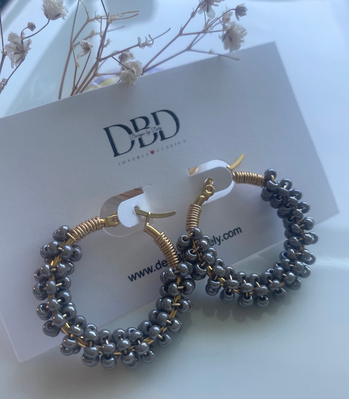 Danna earrings (grey)