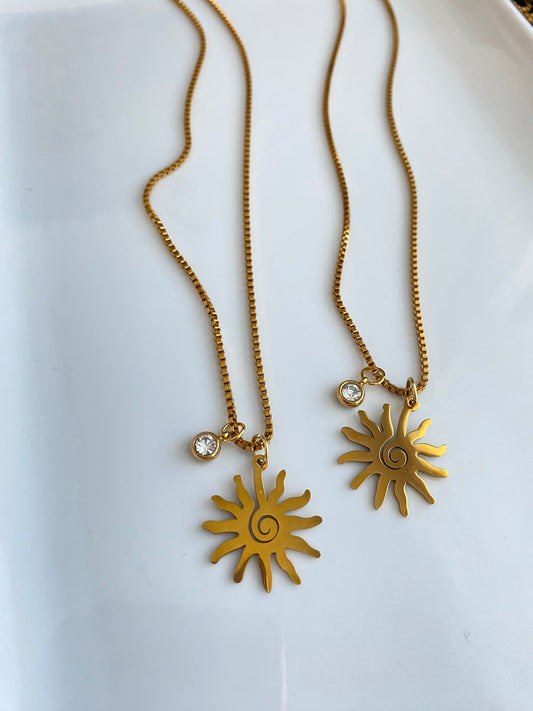 Sol del Caribe necklace (gold)