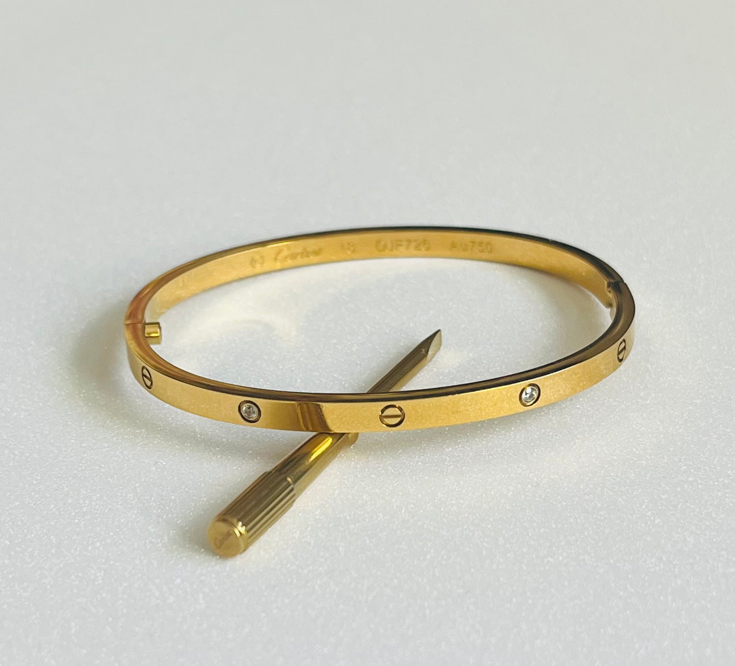 C’artier bracelet (banda fina)
