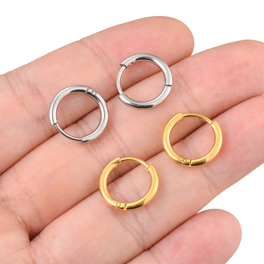 Hoops earrings 8mm