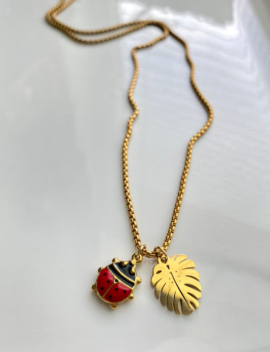 Ladybug necklace