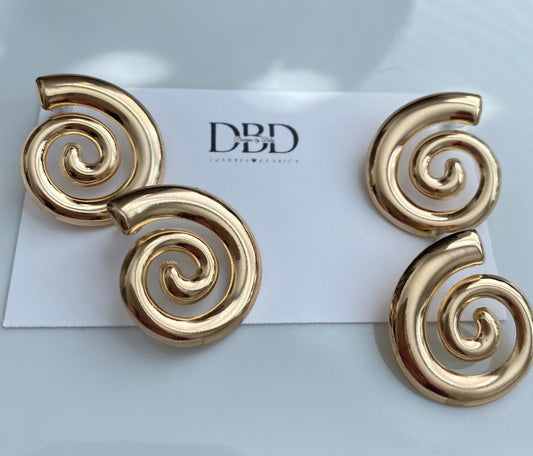 Spiral earrings