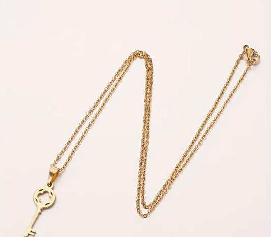 Key necklace (gold)