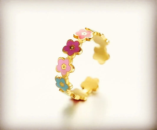 Clovers colors ring (ajustable)